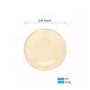 Round Decoration Dinner Microwave Borosilicate Clear Fruit Glass Plate