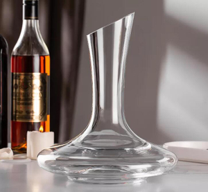 Large Stock Deli 1500ml Fancy Transparent Antique Cheap Luxury Crystal Whiskey Wine Decanter