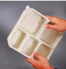 500ml Lunch Box Food Container Compostable Biodegradable Corn Starch Tableware