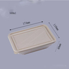 500ml Lunch Box Food Container Compostable Biodegradable Corn Starch Tableware
